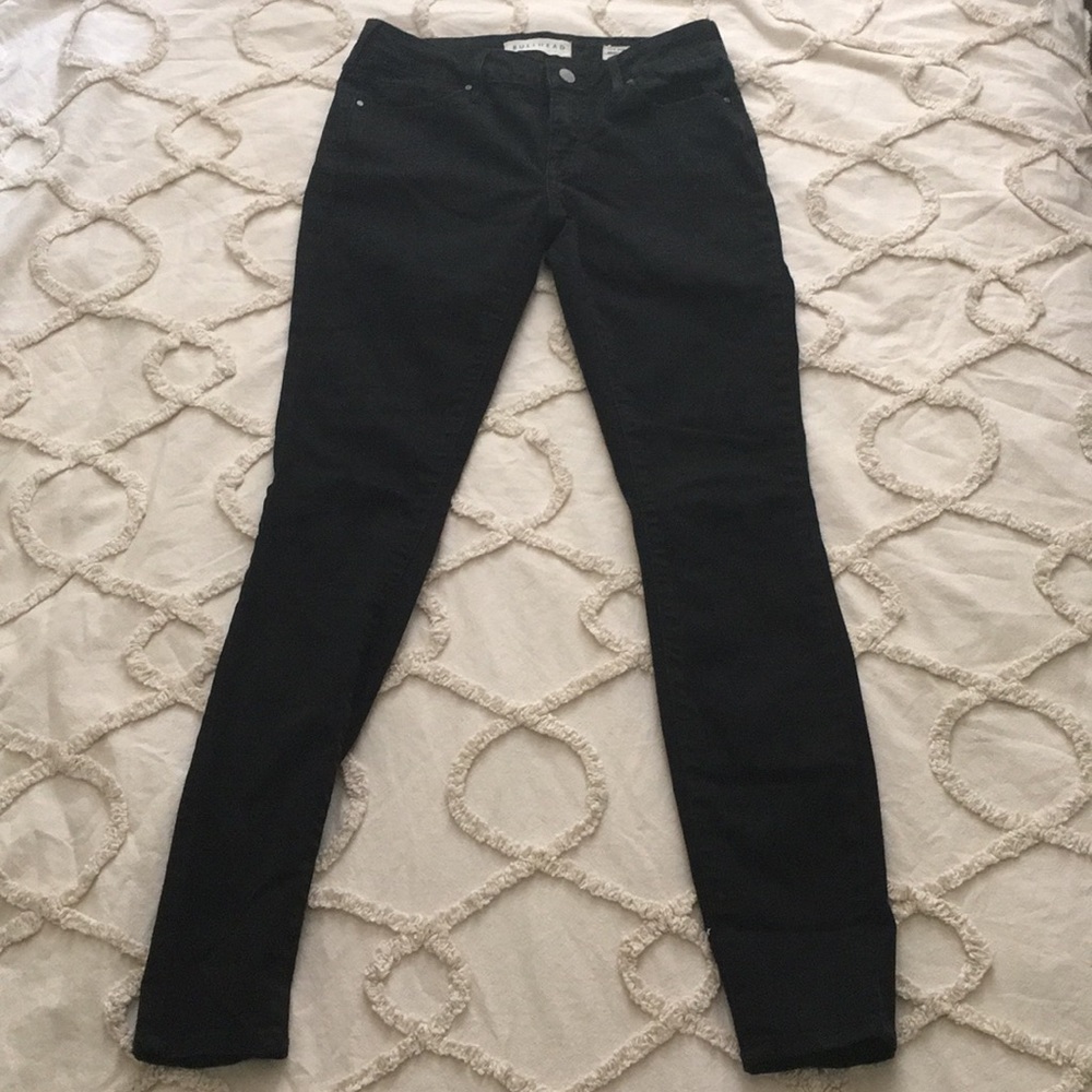 Pacsun Bullhead low rise skinniest fit black jeans